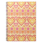 Valentine's Day Knitted Pattern Notebook