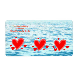 Color Coding Labels Heart Shaped Valentines Day Permanent Adhesive 290 Pack 