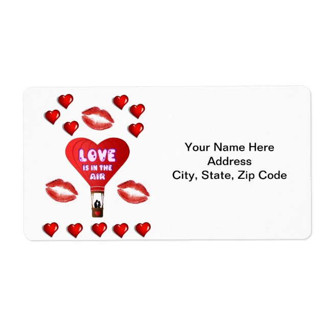 Valentine's Day Labels Vintage (Front)