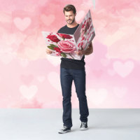 Valentine's Day Lace & Roses Add Signature BIG