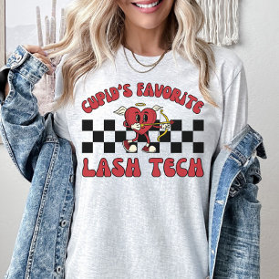 Valentines Day Lash Technician Valentine Lash Tech T-Shirt