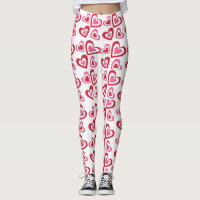 Valentine's Day Leggings