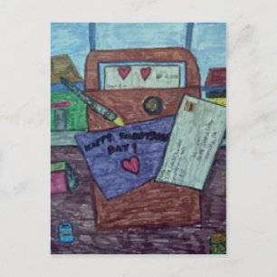 Valentines Day Letter Postcard