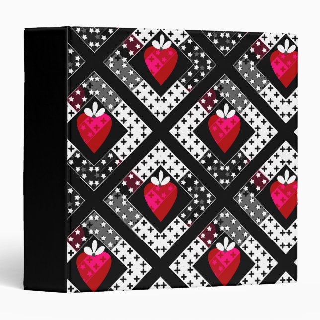Valentine's day, love 3 ring binder (Front/Spine)