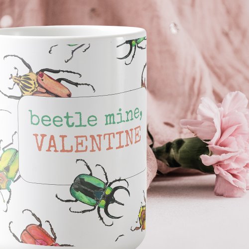 Valentines Day Love Bugs Coffee Mug