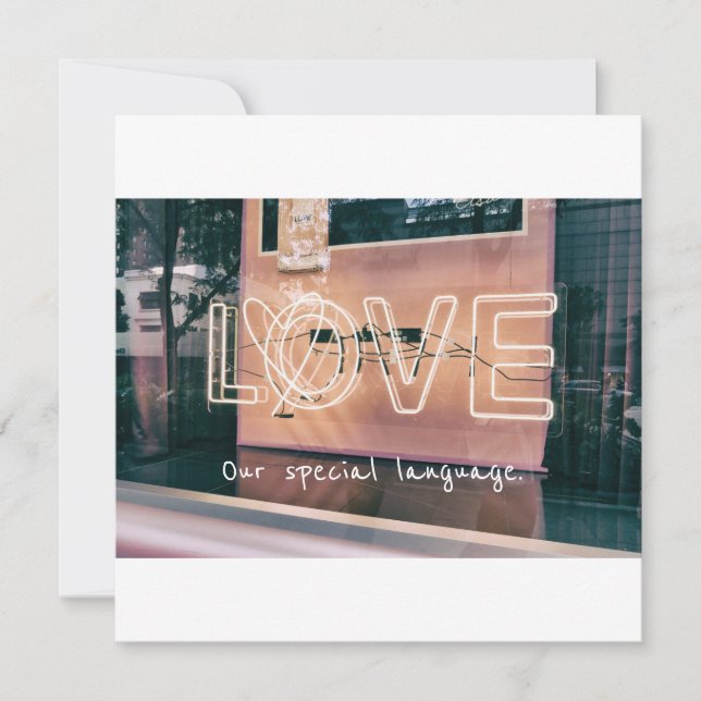 Valentine's day love card (Front)