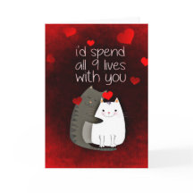 Valentine's Day Love Cats Card