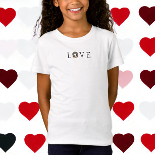 Valentine's Day Love Chocolate Donut Sprinkles T-Shirt