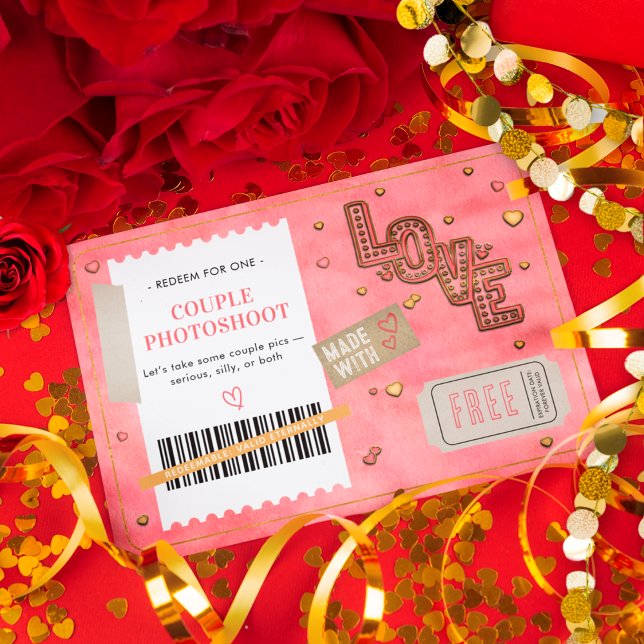 Valentine's Day Love Couples Photoshoot Coupon (Creator Uploaded)