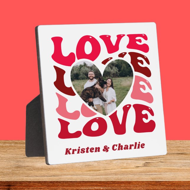 Valentines Day Love Custom Couple Photo Home Decor Plaque (Valentines Day Love Custom Couple Photo Home Decor Plaque
)