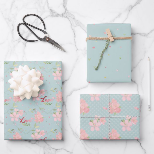 Valentines Day - Love Gift Wrap (Front)