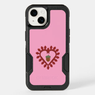 Valentines Day Love Heart Acorn OtterBox iPhone 14 Case