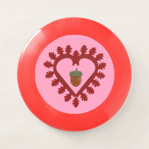 Valentines Day Love Heart Acorn Wham-O Frisbee
