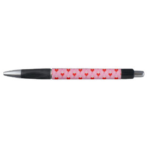 Valentines Day Love Heart Axolotl Patterned Pen