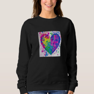 Valentine's Day Love Heart Girlfriend Fiancée Wife Sweatshirt