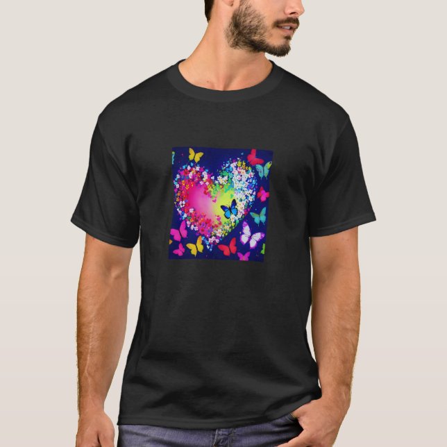 Valentine's Day Love Heart Girlfriend Fiancée Wife T-Shirt (Front)