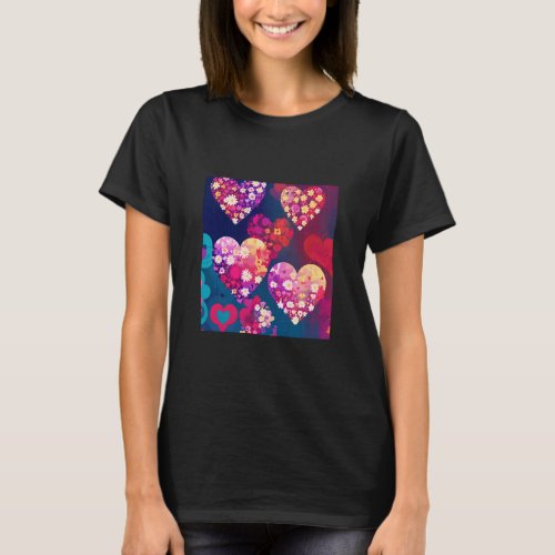 Valentines Day Love Heart Girlfriend Fiance Wife T_Shirt