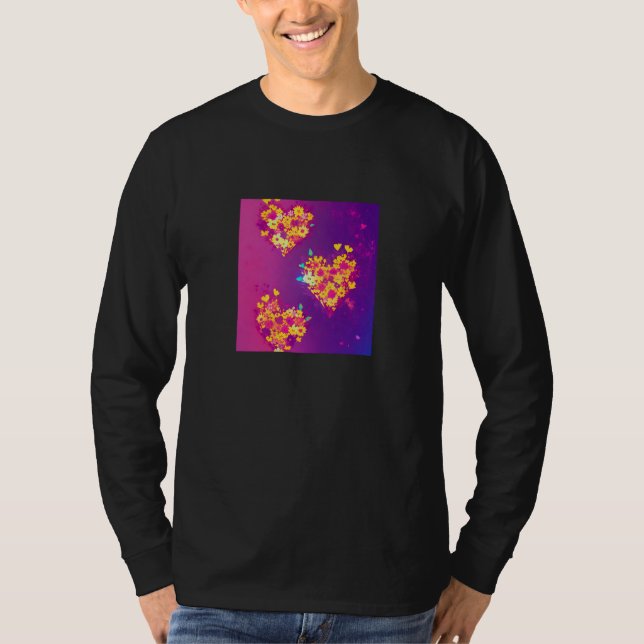 Valentine's Day Love Heart Girlfriend Fiancée Wife T-Shirt (Front)