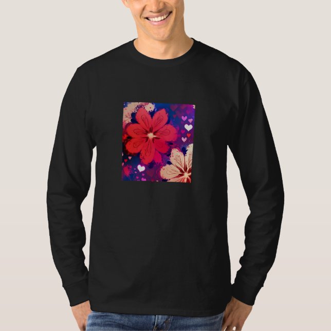 Valentine's Day Love Heart Girlfriend Fiancée Wife T-Shirt (Front)