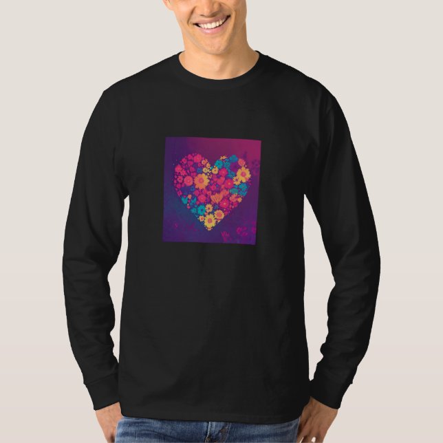 Valentine's Day Love Heart Girlfriend Fiancée Wife T-Shirt (Front)