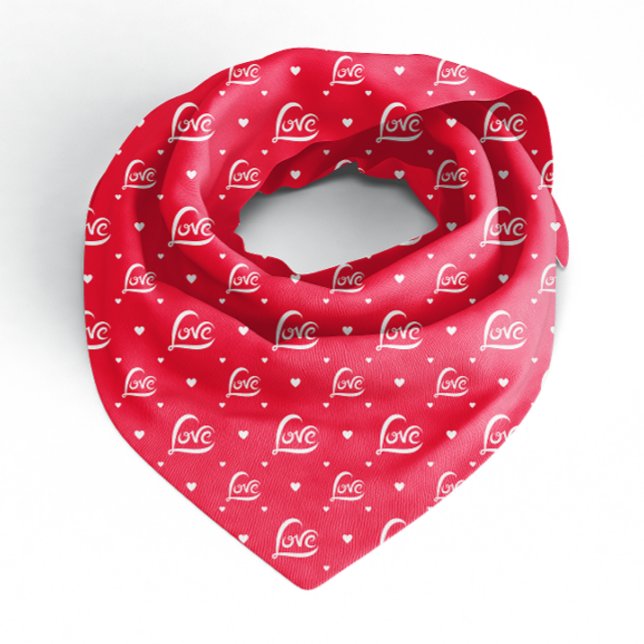 Valentines Day Love Heart Pattern Bandana (Creator Uploaded)