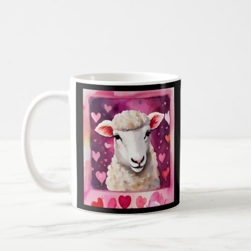 Valentines Day Love Heart Sheep Girlfriend Fianc Coffee Mug