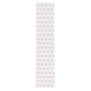 Valentine's Day Love & Hearts Short Table Runner