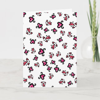 Valentine's Day Love & Hearts Sketchy Doodles, sea Holiday Card