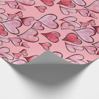 Valentine's Day Love hearts Wrapping Paper