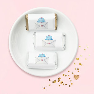 Valentines Day Love Letter Bird Hershey's Miniatures