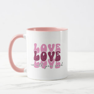 Valentine's Day "Love Love Love" Mug