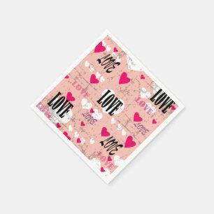 Valentine's Day Love Napkins
