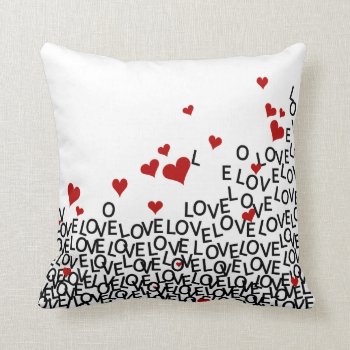 Valentine's Day Love Pillow by stopnbuy at Zazzle
