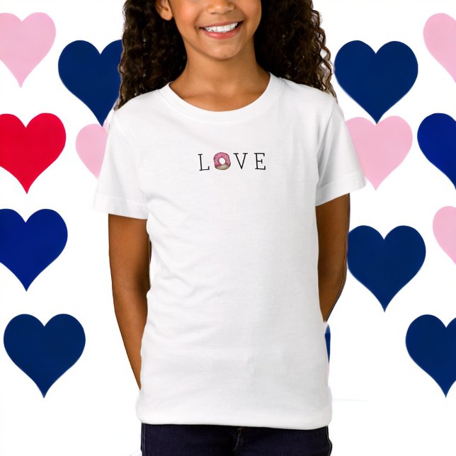 Valentine's Day Love Pink Donut Sprinkles T-Shirt (Creator Uploaded)
