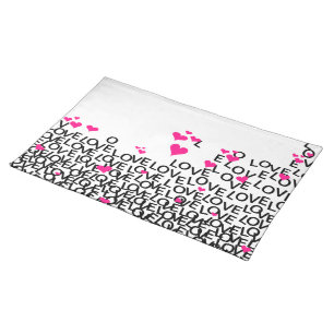 Valentine's Day Love Placemat