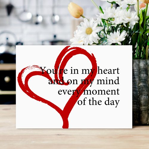 Valentines Day Love Quote Greeting Card