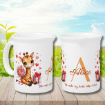 Valentines Day Love Rose Bouquet Giraffe Beverage Pitcher<br><div class="desc">Introducing our enchanting Rose Bouquet Giraffe design, a perfect blend of charm and personalization. This delightful gift showcases a heartwarming scene with a bouquet of roses behind an endearing giraffe. There is a gift box beside the giraffe's leg, and the background is surrounded by red hearts, enhancing the romantic ambiance....</div>