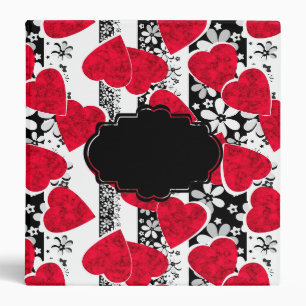 Valentine's day, love, wedding 3 ring binder