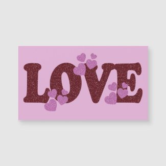 Valentine's Day Magnetic Card  3.5 X 2