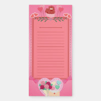 Valentine's Day Magnetic Notepad