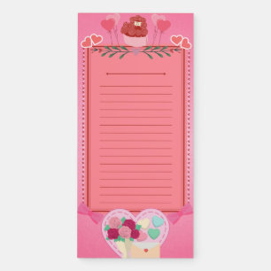 Valentine's Day Magnetic Notepad