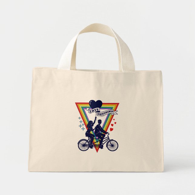 Valentine's day mini tote bag (Front)