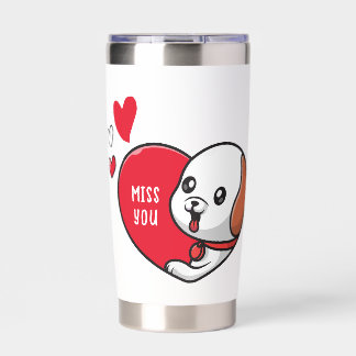 Valentine's Day, Miss you Insulated Tumbler