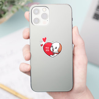 Valentine's Day, Miss you Sticker