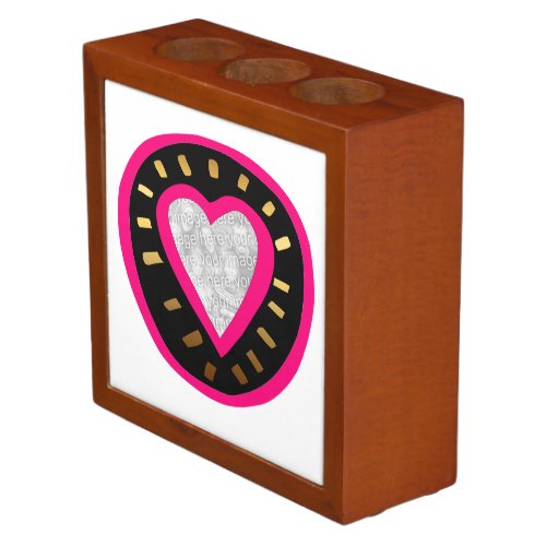 Valentines Day Modern template Desk Organizer