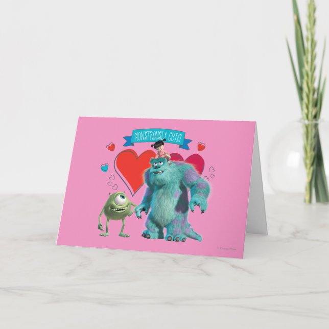 Valentine's Day - Monsters Inc. Holiday Card (Front)
