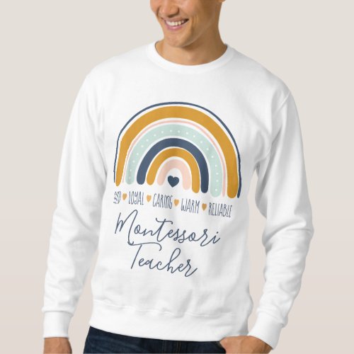 Valentines Day Montessori Teacher Appreciation Sweatshirt