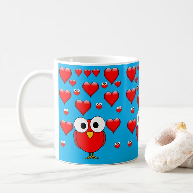 Valentine's Day Mug Mugs (With Donut)