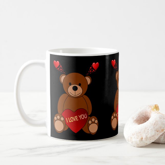 Valentine's Day Mug Mugs (With Donut)