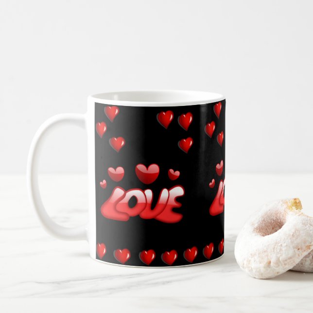 Valentine's Day Mug Mugs (With Donut)